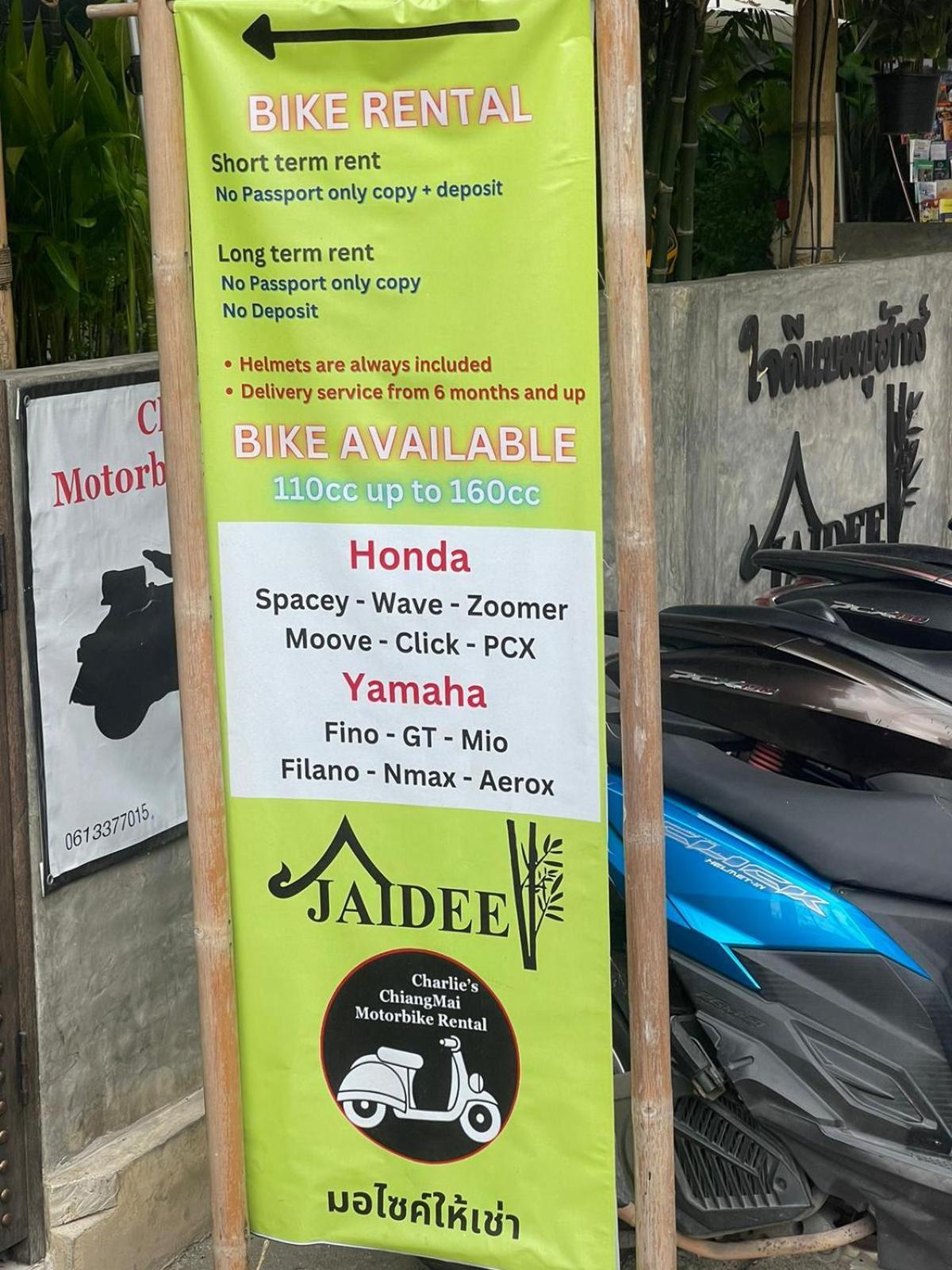 Boutique Hotel & Restaurant, Jaidee Bamboo Huts 치앙마이 외부 사진